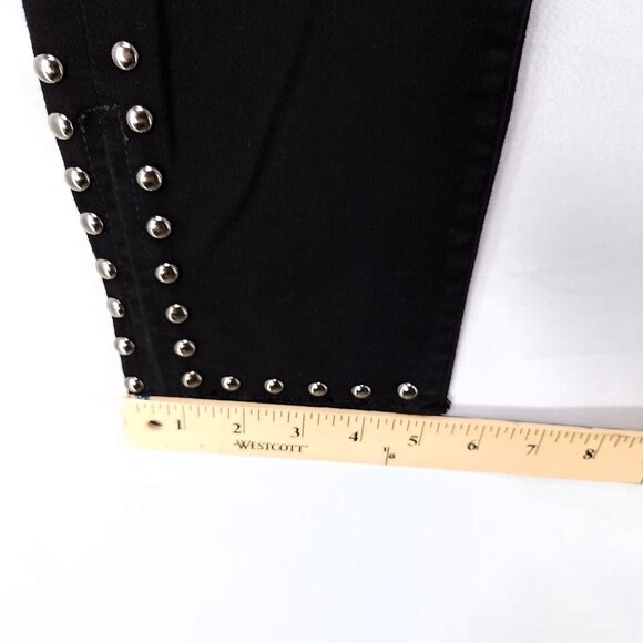 Citizens of Humanity Jeans Rocket High Rise Skinny Size 29 Studded Slit Ankle - Picture 10 of 15